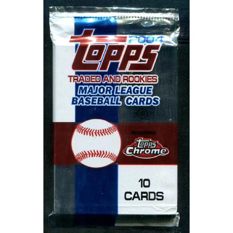 2004 Topps Baseball Unopened Traded and Rookies Pack (Hobby) (10)