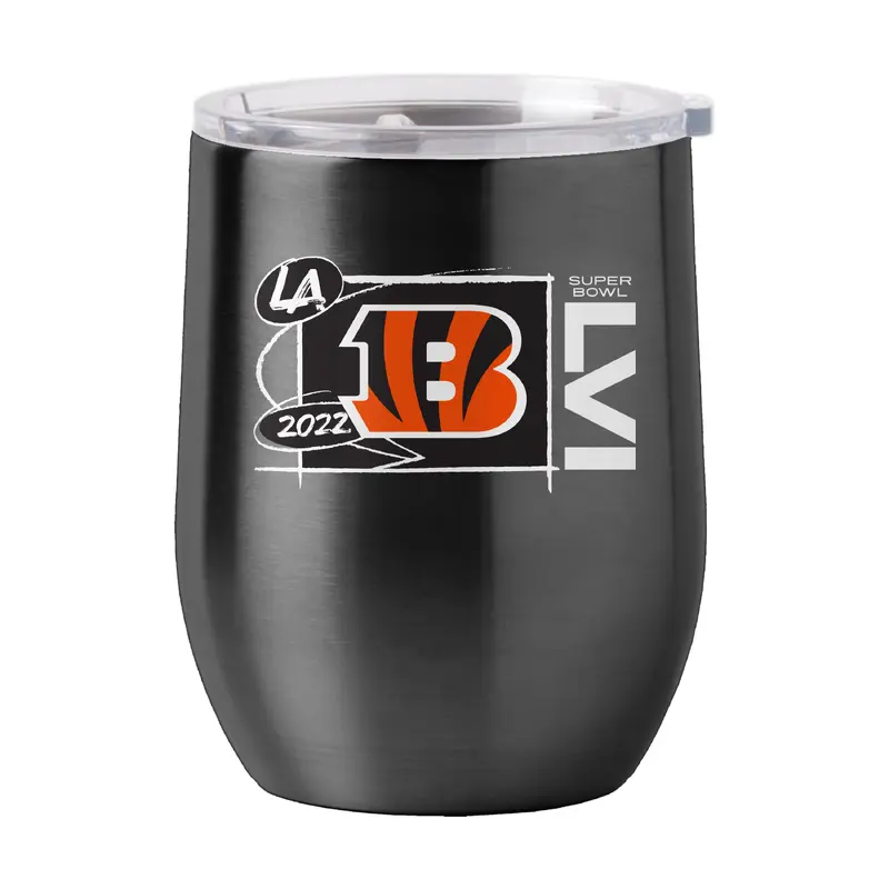 Cincinnati Bengals 16oz SB Bound Curved Beverage