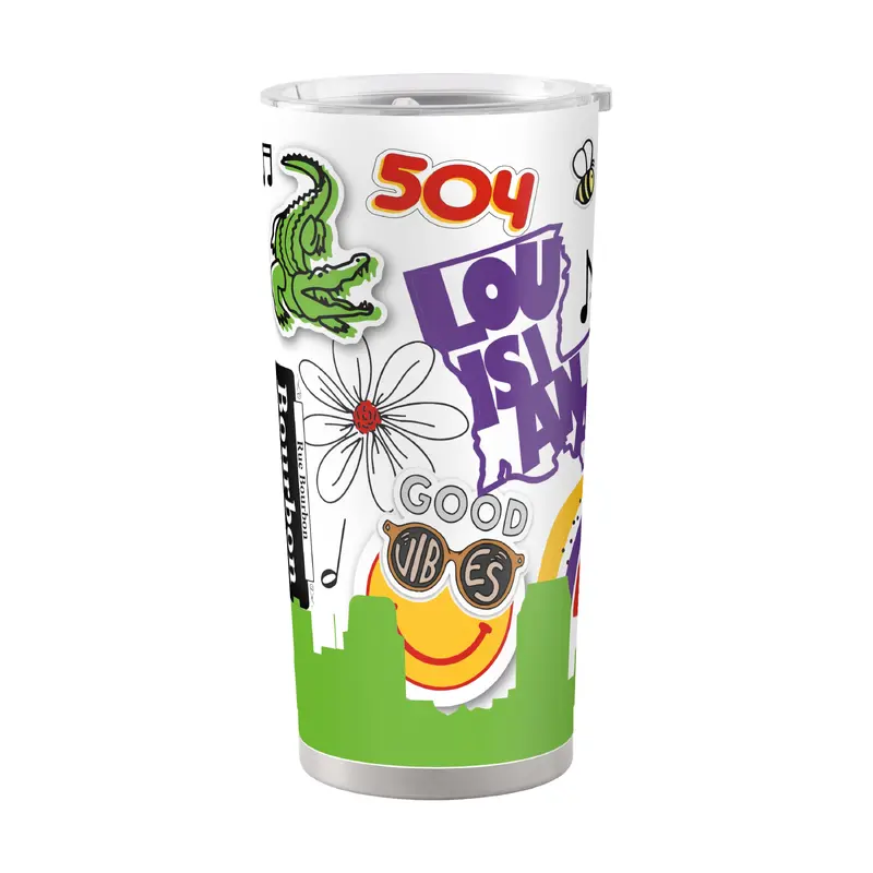 New Orleans 20oz Native Powder Coat Tumbler