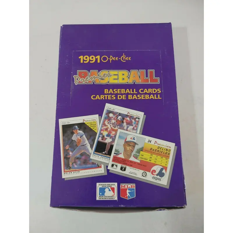 1991 O-Pee-Chee Premier Baseball Box