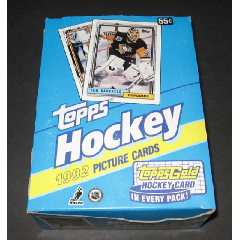 1992/93 Topps Hockey Box