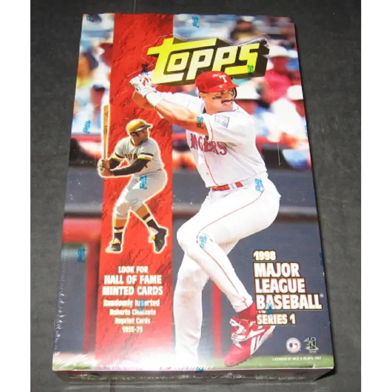 1998 Topps Baseball Series 1 Box (Retail)