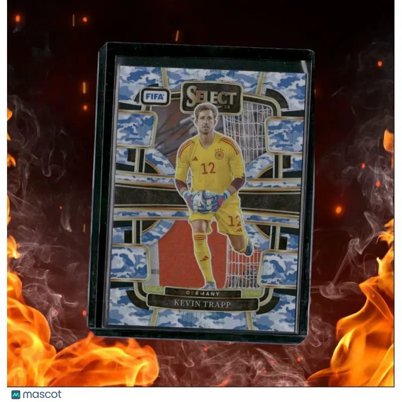 2023 Panini Select FIFA Kevin Trapp Blue Camo Prizm Terrace 47/99 #86