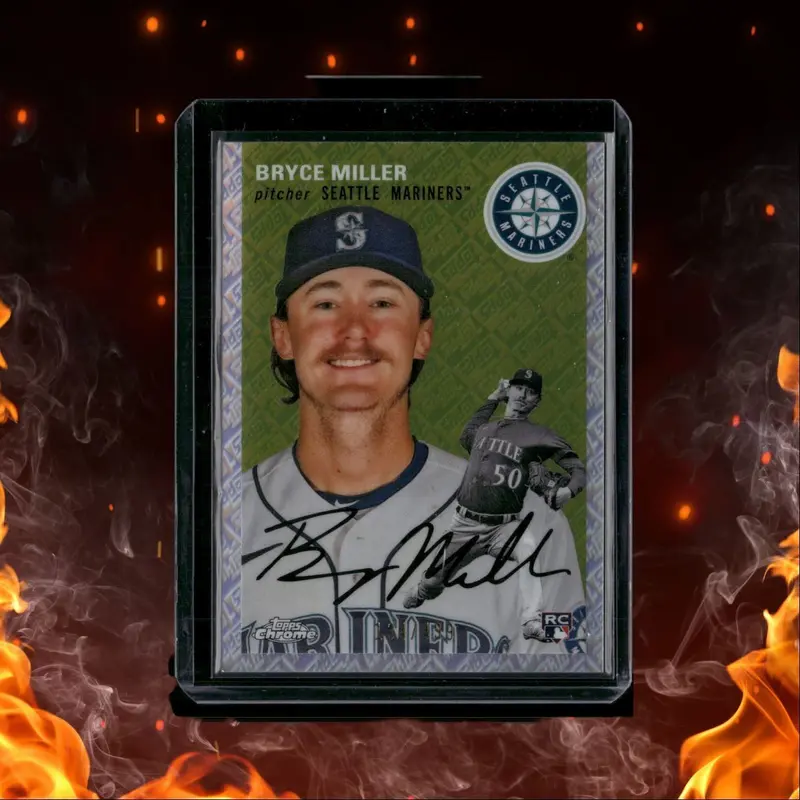 2023 Topps Chrome Platinum Bryce Miller Logo Refractor Rookie 134/499 #268