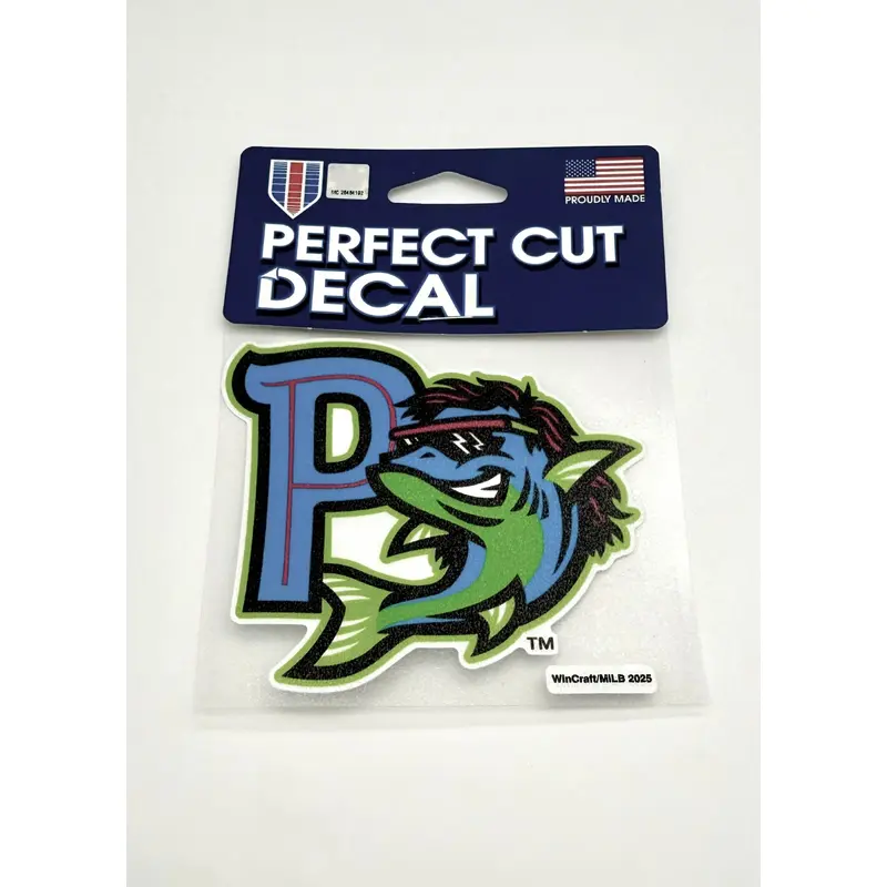 Pensacola Blue Wahoos Perfect Cut Mullets Decal