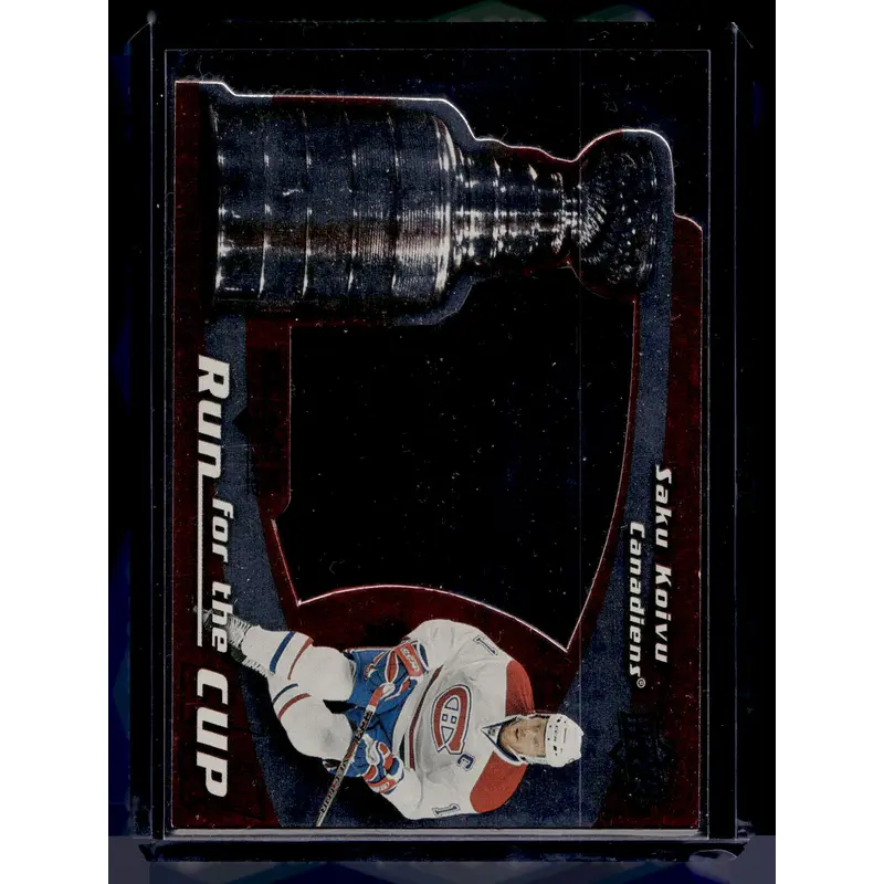 2008-09 Upper Deck Black Diamond - Run for the Cup - Saku Koivu #CUP23 /100