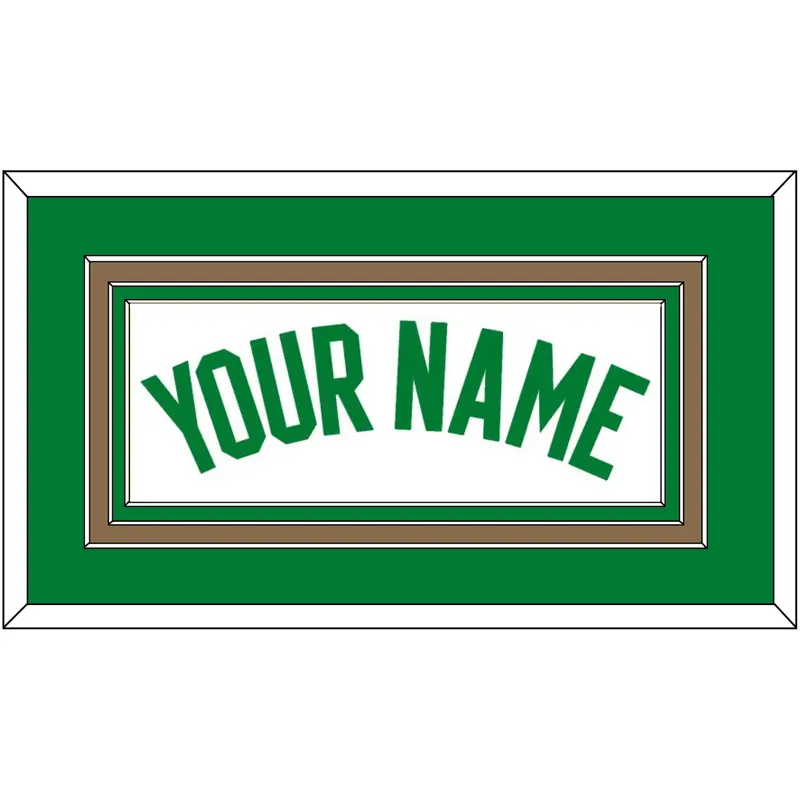 Boston Name - White Association - Triple Mat 2