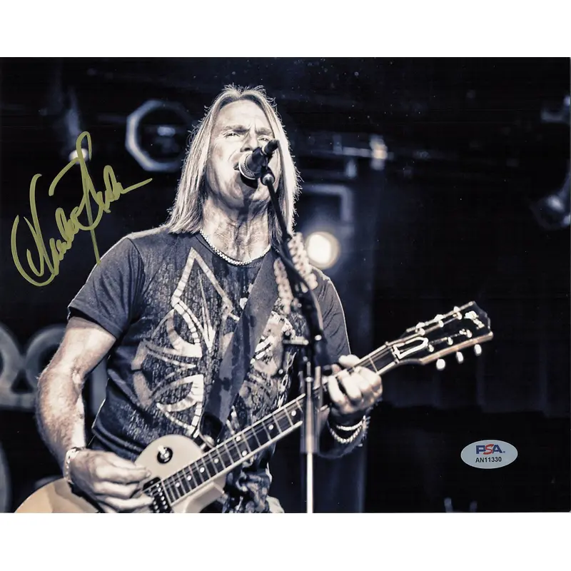 Charlie Huhn signed 8x10 photo PSA/DNA Autographed Musician