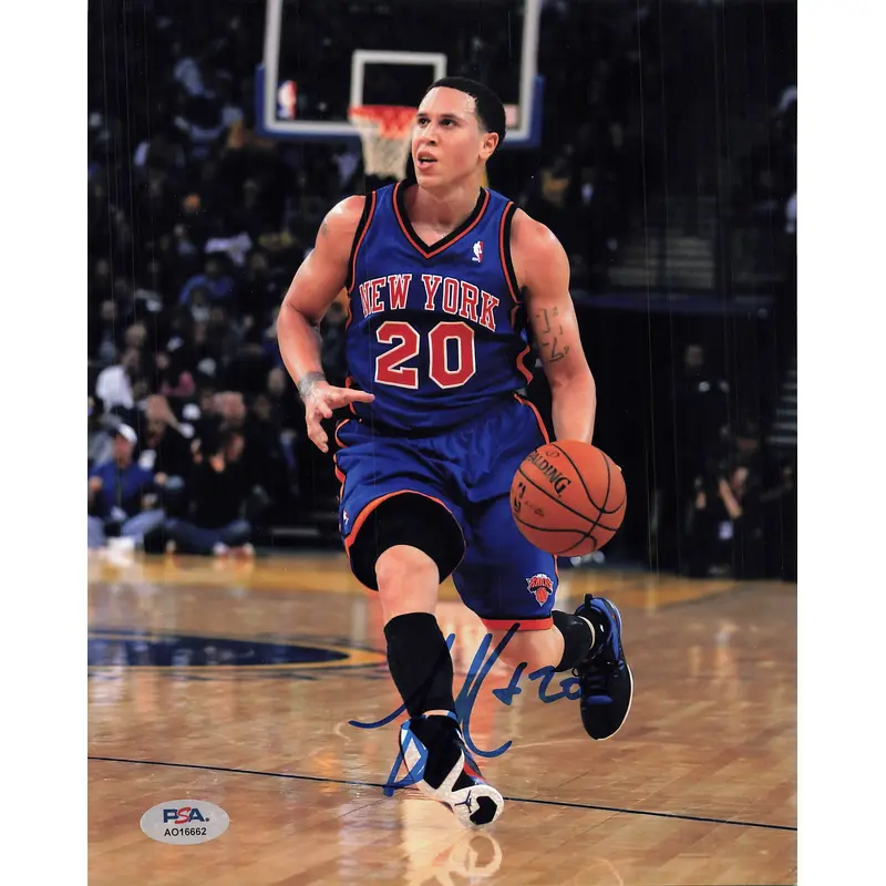 Mike Bibby signed 8x10 photo PSA/DNA New York Knicks Autographed