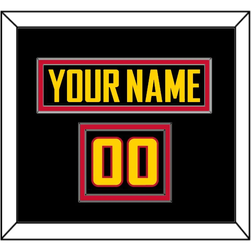 Vancouver Nameplate & Number (Shoulder) - Alternate Black - Double Mat 2