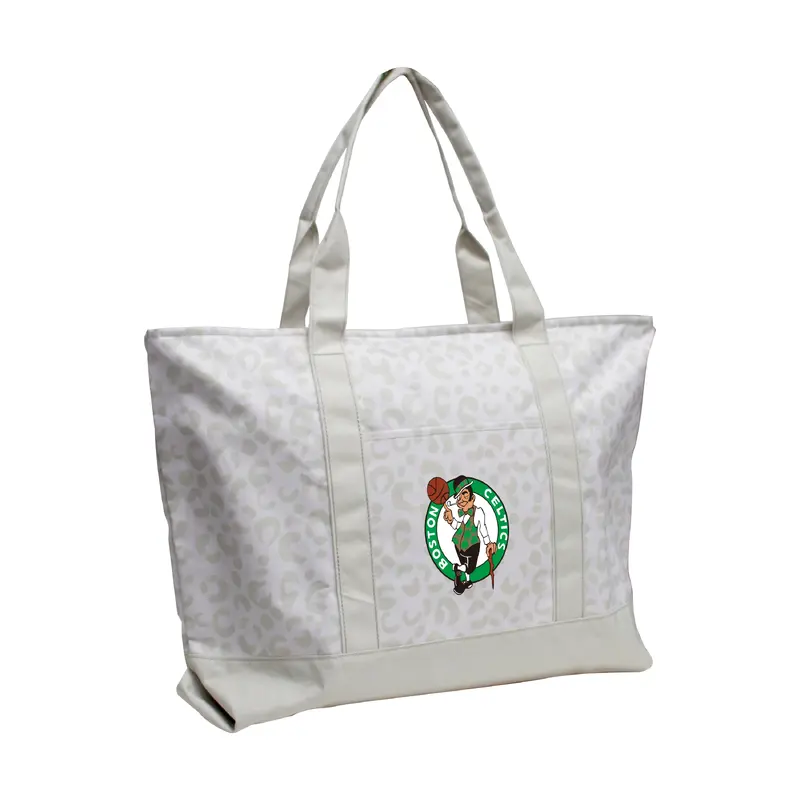 Boston Celtics Leopard Pattern Tote