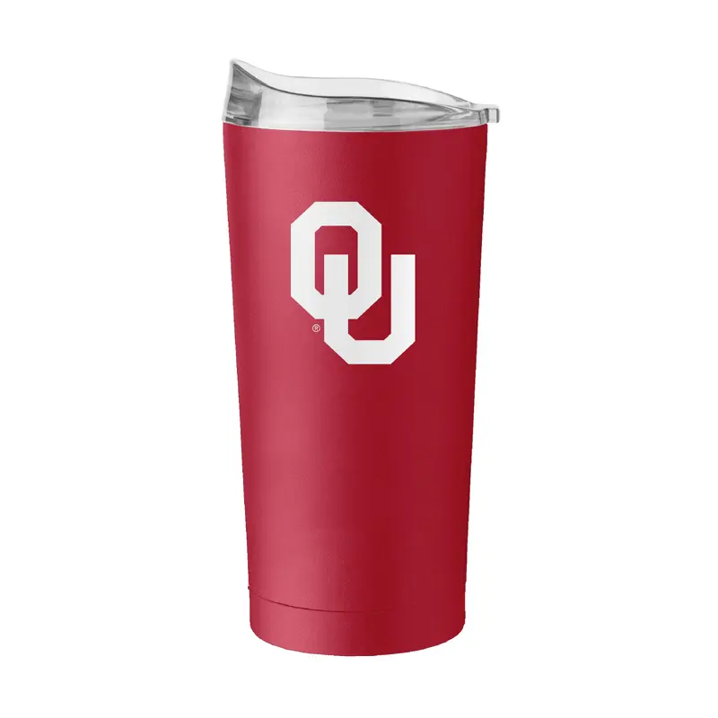 Oklahoma 20oz Flipside Alt Logo Powder Coat Tumbler