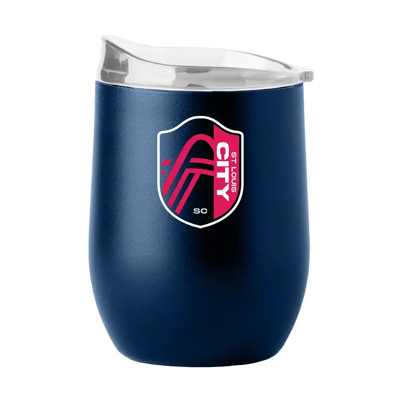 St Louis City SC 16oz Flipside Powder Coat Curved Bev