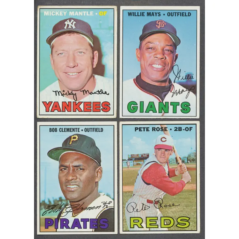 1967 Topps Baseball Partial Set (608/609) EX EX/MT