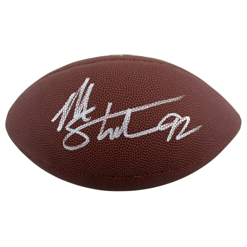 Giants Michael Strahan Authentic Signed Super Grip Nfl Football BAS Witnessed