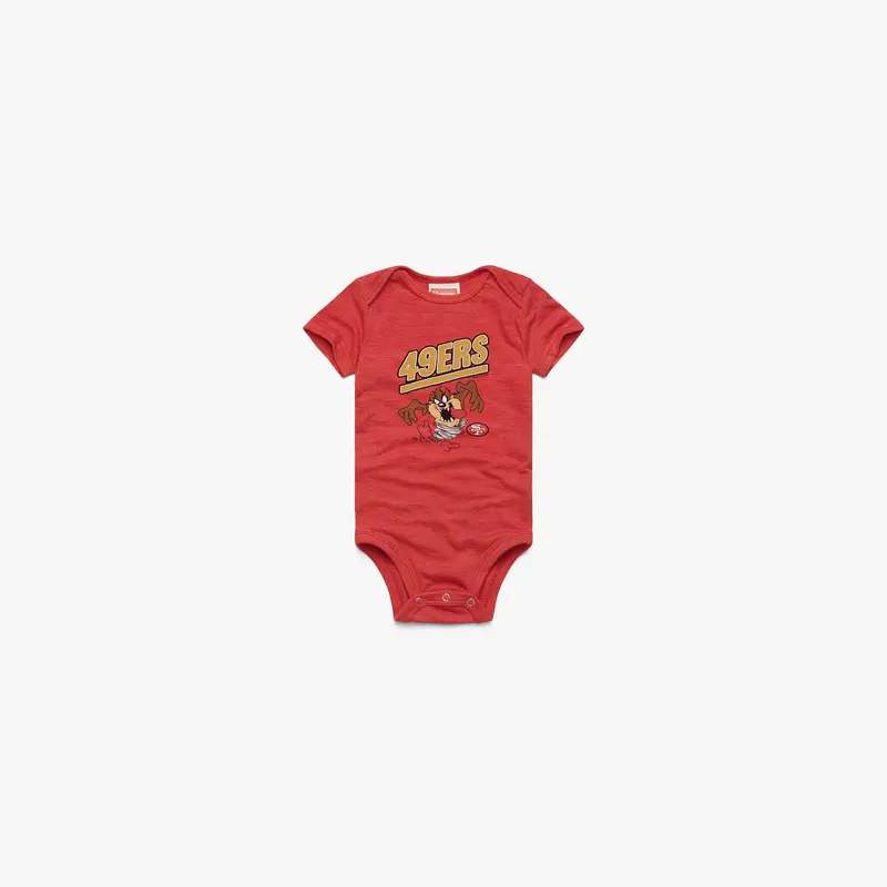 Looney Tunes Taz x San Francisco 49ers Baby One Piece