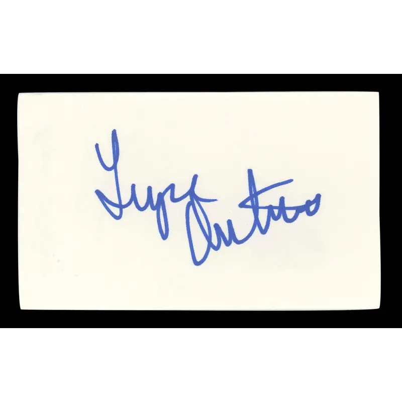 Lupe Ontiveros Real Women Have Curves Signed 3x5 Index Card BAS #BL96936