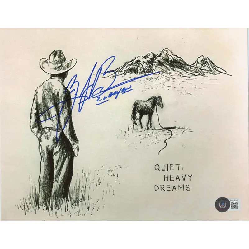 Zach Bryan Country Musician Authentic Signed 8x10 Photo BAS #BJ069017