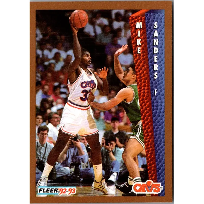 1992 Fleer Mike Sanders #44