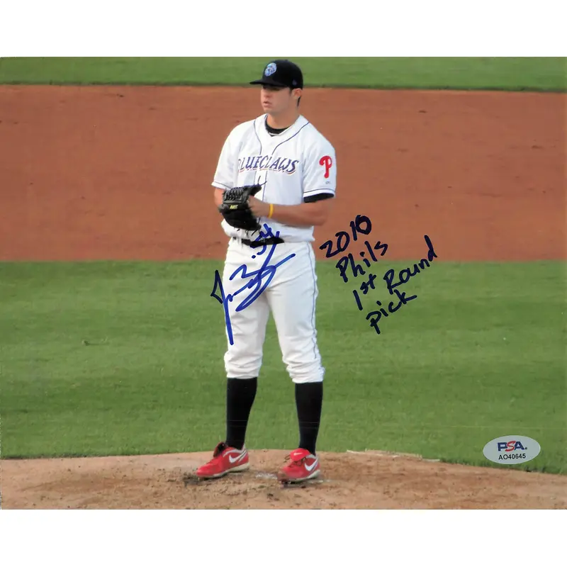 Jesse Biddle signed 8x10 photo PSA/DNA Philadelphia Phillies Autographed
