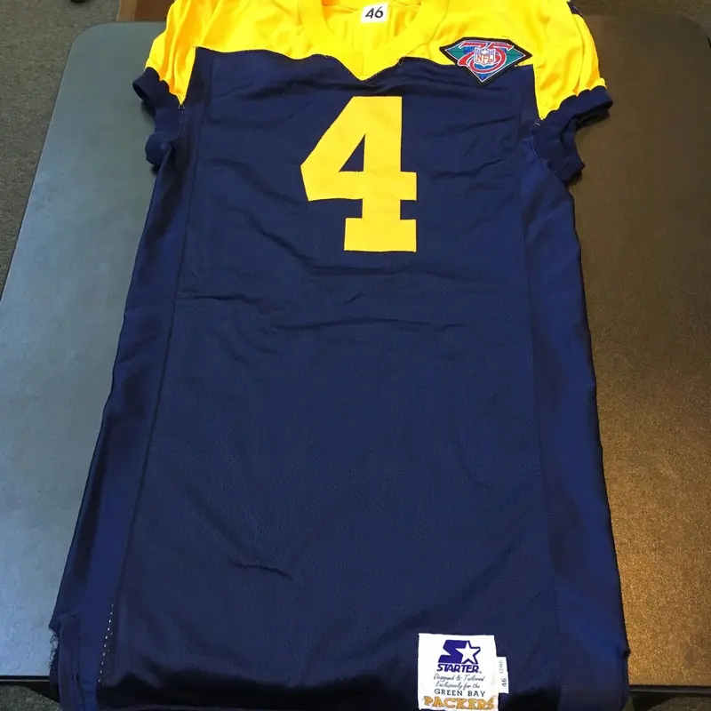 1994 Brett Favre Authentic Green Bay Packers Turn Back Clock Game Issued Jersey