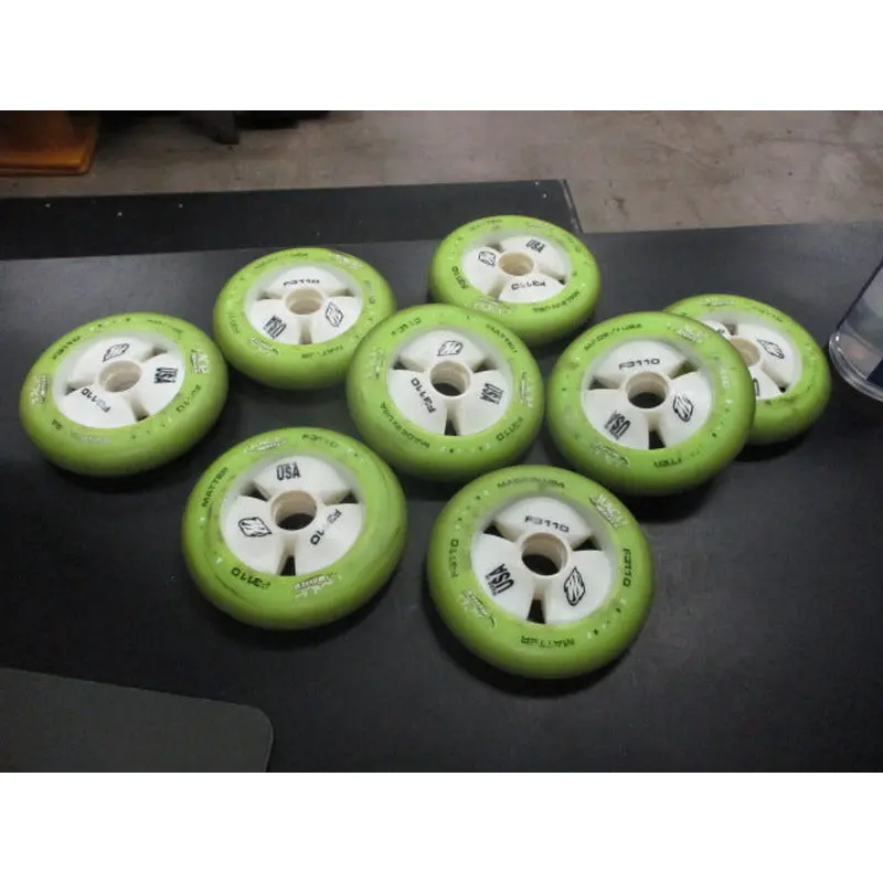 Used Matter Juice F3110 Speed Skate Wheels Set of 8
