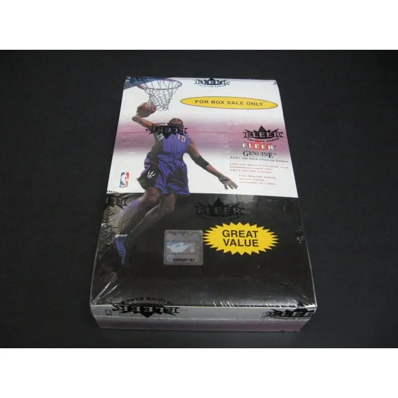 2001/02 Fleer Genuine Basketball Blaster Box (11/3)