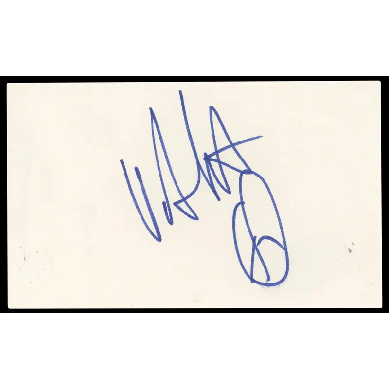 Victor Webster Days of Our Lives Authentic Signed 3x5 Index Card BAS #BP50626