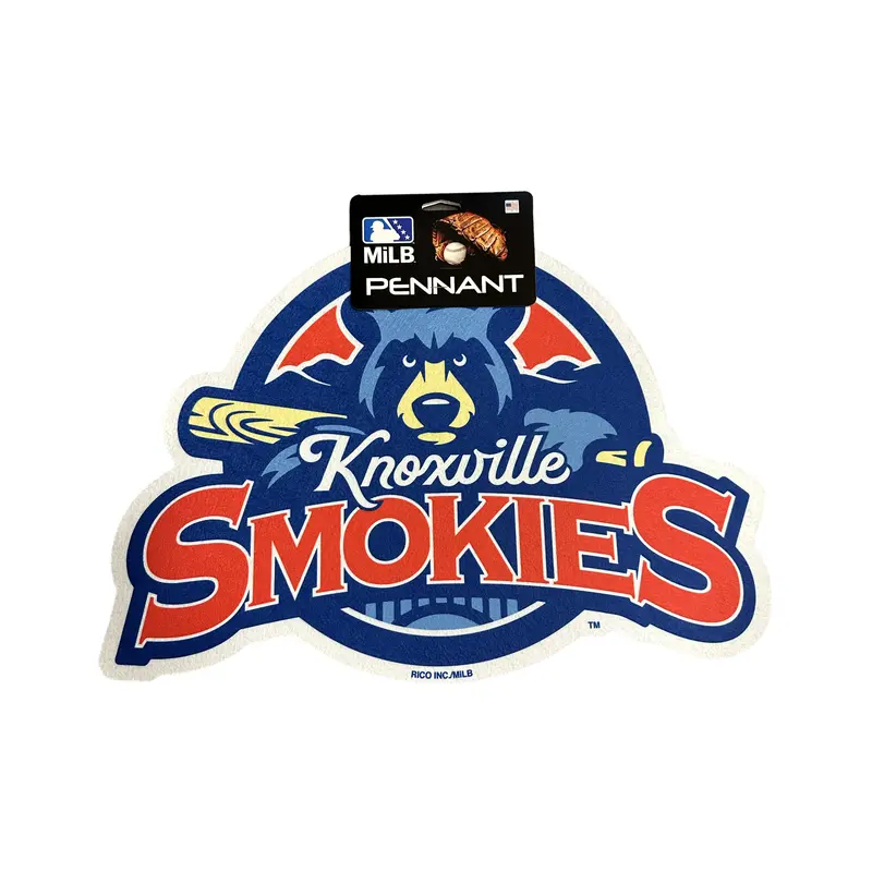 Smokies Primary Logo Shape Cut Pennant