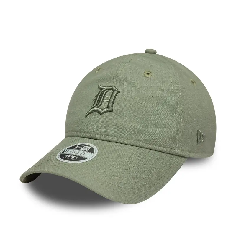 Detroit Tigers Womens MLB Linen Green 9TWENTY Adjustable Cap