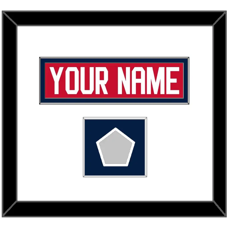 Florida Nameplate & Back To Back Stanley Cup Champions Patch - Home Red - Single Mat 1