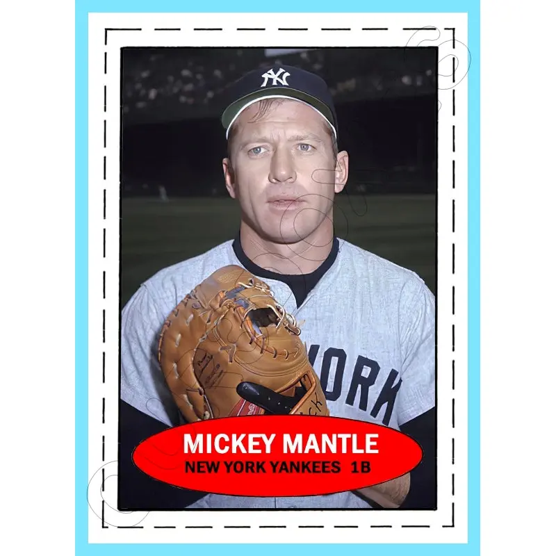 Mickey Mantle 1971 Bazooka Custom Card - 4673