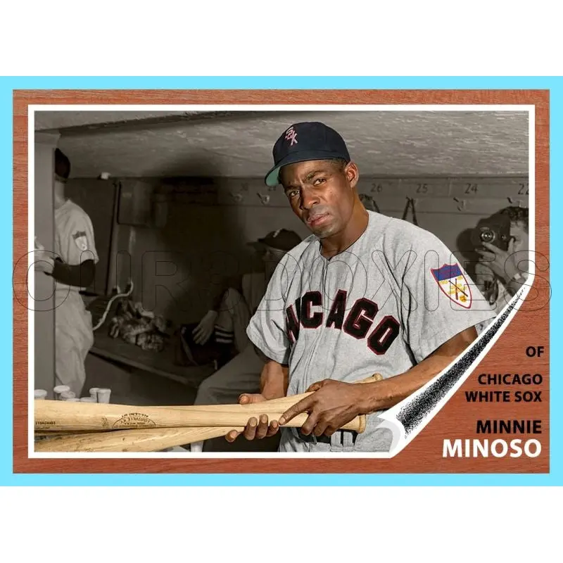Minnie Minoso 1962 Topps Custom Card - 4296