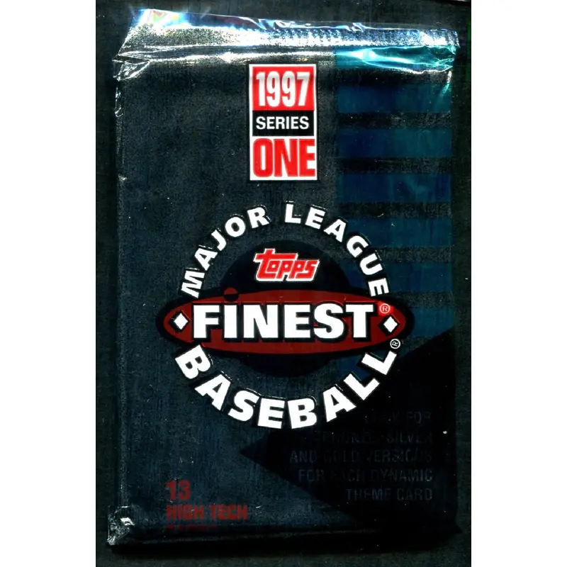 1997 Topps Finest Baseball Unopened Series 1 Jumbo Pack (13)