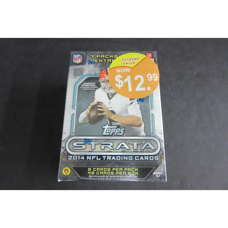 2014 Topps Strata Football Blaster Box (8/6)