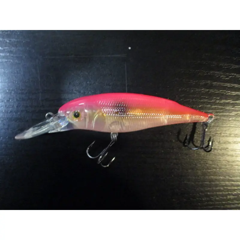 Used Pink and Yellow Crankbait Lure