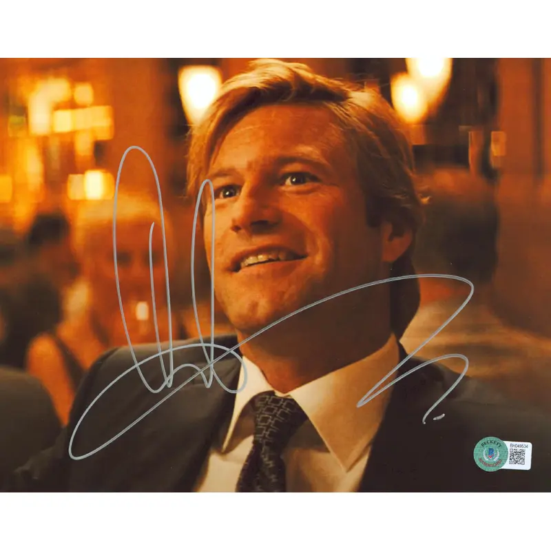 Aaron Eckhart Batman The Dark Knight Authentic Signed 8x10 Photo BAS #BH049534