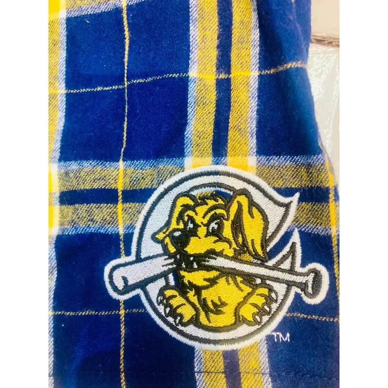 Charleston RiverDogs Men's Double-Brushed Flannel Boxer