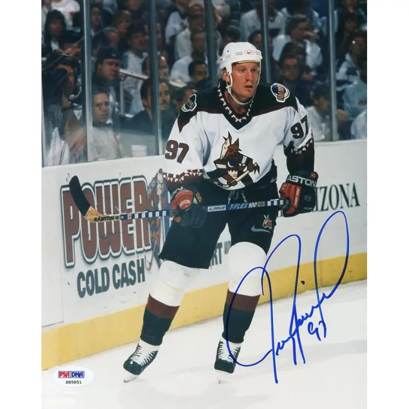 Coyotes Jeremy Roenick Signed Authentic 8X10 Photo Autographed PSA/DNA #S85851