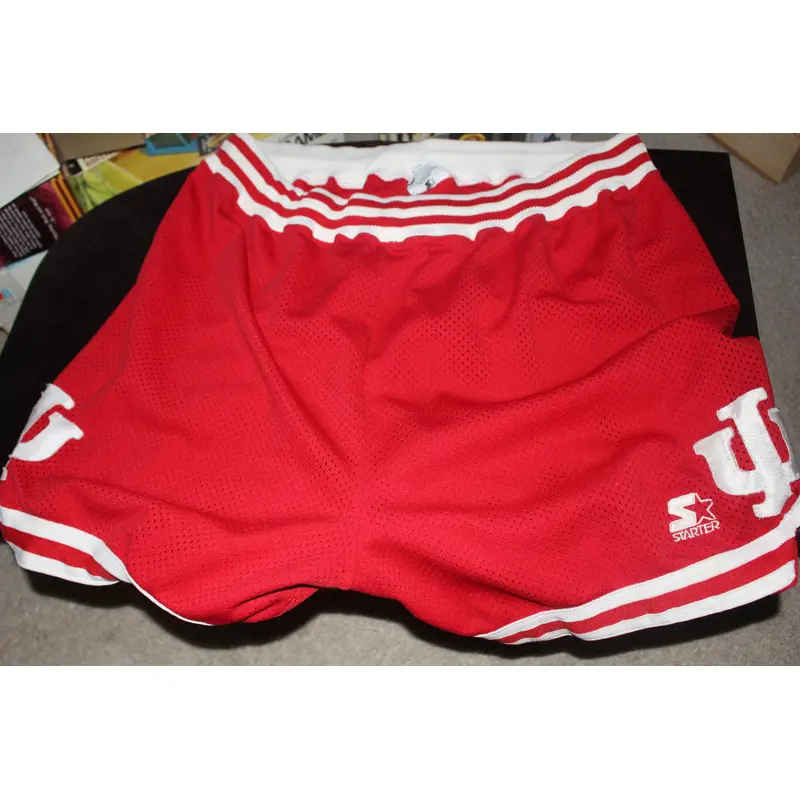 Vintage 1990's Indiana University Authentic Basketball Shorts , Starter Size XL