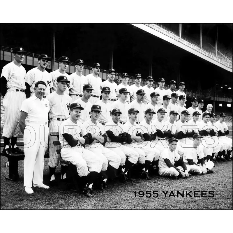 1955 New York Yankees 8X10 Photo - Mantle Berra Ford - 2212