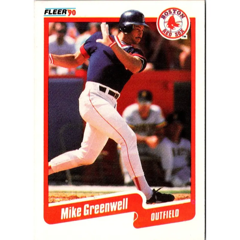 1990 Fleer Mike Greenwell #277