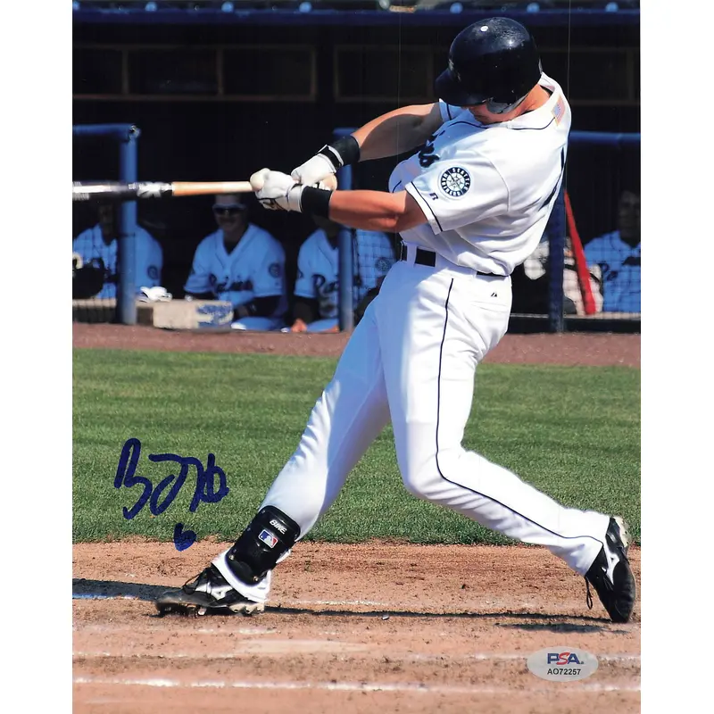 Brian Lahair signed 8x10 Photo PSA/DNA Seattle Mariners Autographed