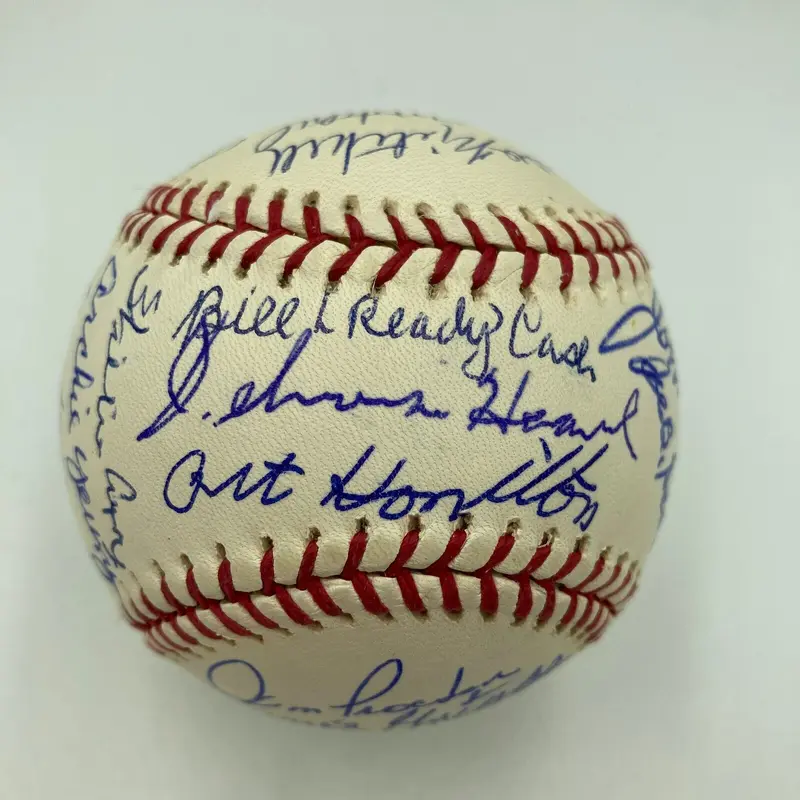 Beautiful Negro League Legends Multi Signed Baseball 30 Sigs With JSA COA