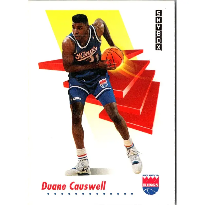 1991 SkyBox Duane Causwell #245 Rookie