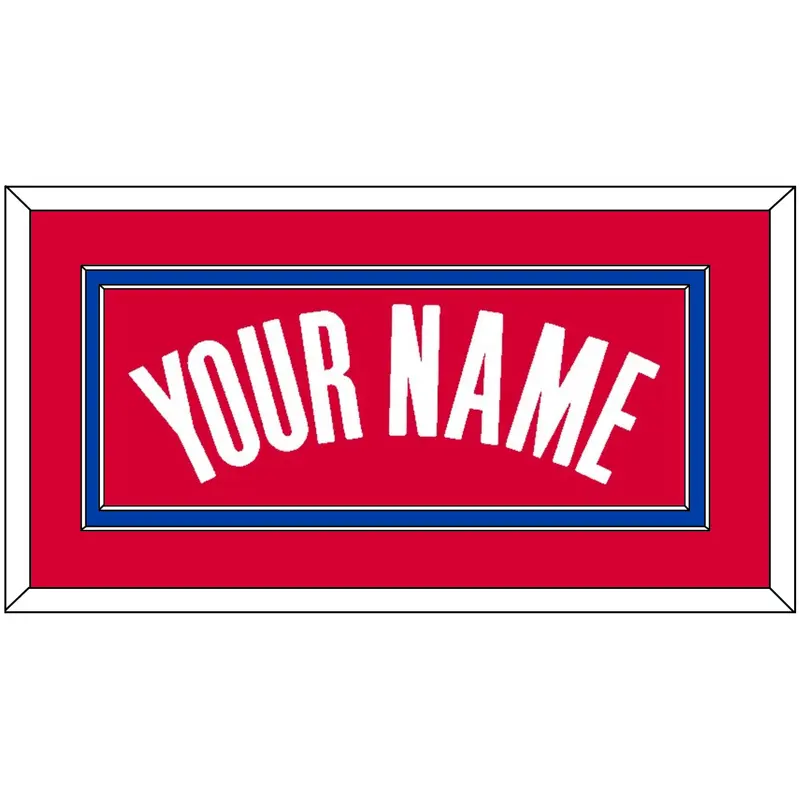 Los Angeles Name - Road Red (2013-2015) - Double Mat 2