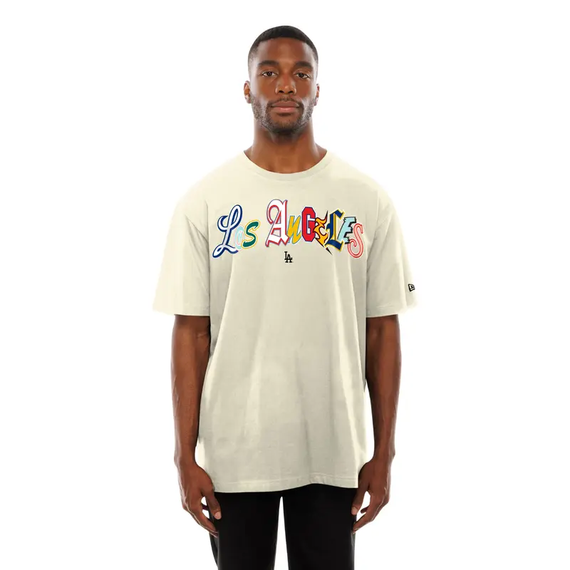 New Era - MLB Lifestyle Graphic Tee - Los Angeles Dodgers - Chrome