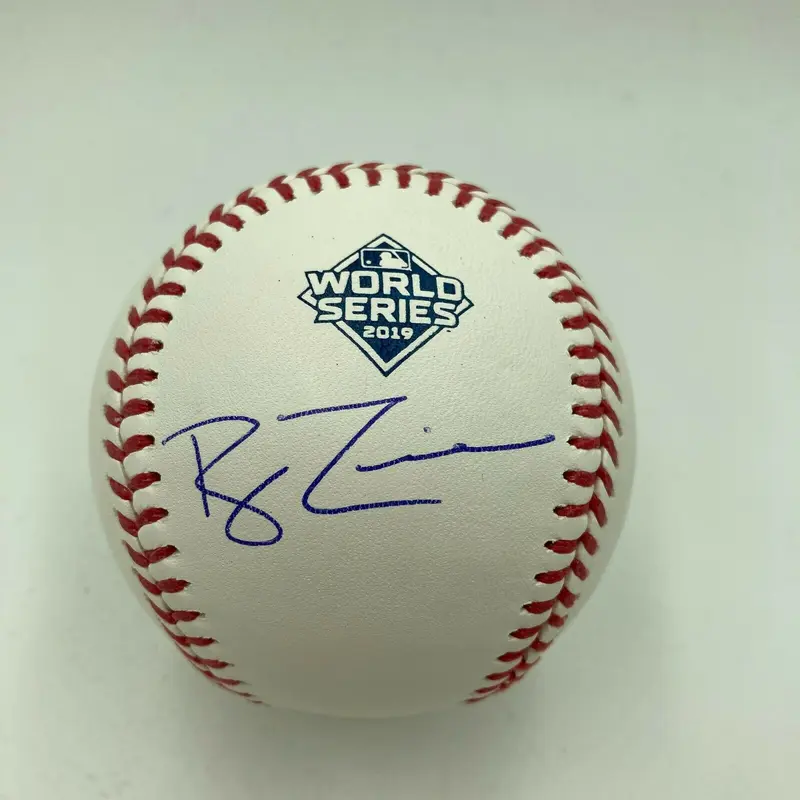 Ryan Zimmerman Signed 2019 World Series Baseball Fanatics & MLB Holograms