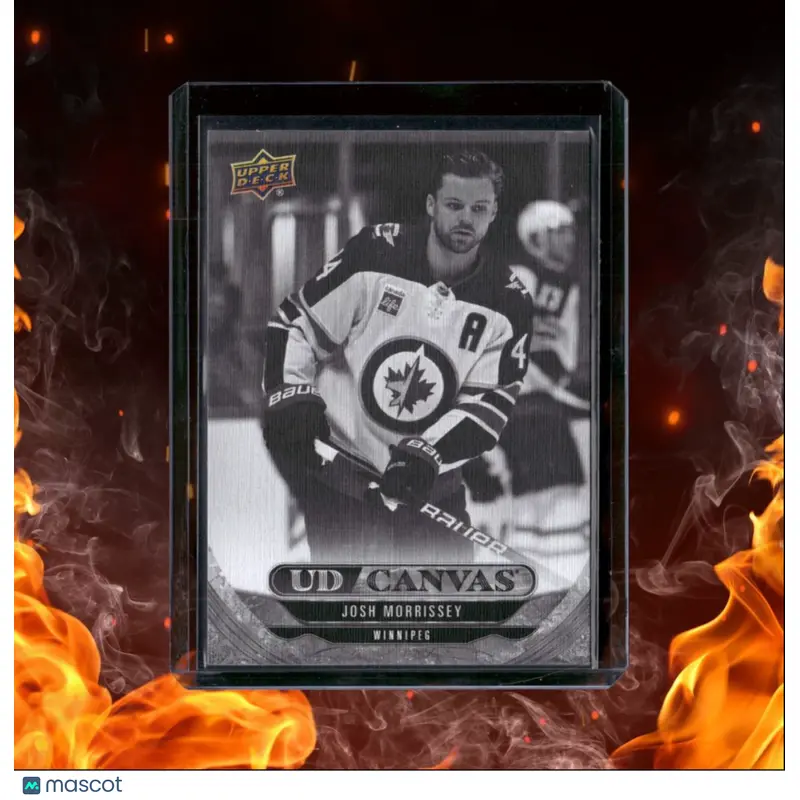 2024-25 Upper Deck Josh Morrissey Black & White Canvas #C-8