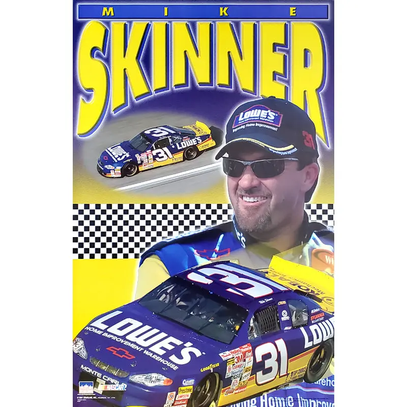 Mike Skinner "Superstar" Official NASCAR Lowe's #31 Racing Poster - Starline 2001